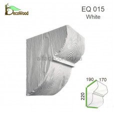 Консоль Рустик EQ 015 classic біла 19х17 DecoWood