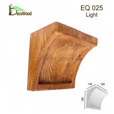 Консоль Рустик EQ 025 classic дуб світлий 19х13 DecoWood