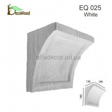 Консоль Рустик EQ 025 classic біла 19х13 DecoWood
