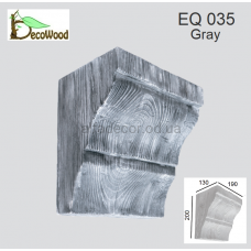 Консоль Рустик EQ 035 classic дуб седой 19х13 DecoWood