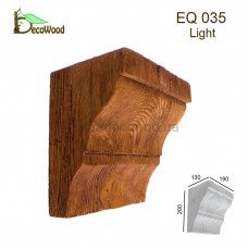 Консоль Рустик EQ 035 classic дуб світлий 19х13 DecoWood