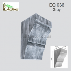 Консоль Рустик EQ 036 classic дуб сивий 12х12 DecoWood
