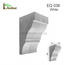 Консоль Рустик EQ 036 classic біла 12х12 DecoWood