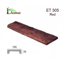 Панель Рустик ET 305 (2м) classic дуб красный 19х3,5 DecoWood
