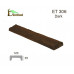 Панель Рустик ET 306 (3м) classic дуб темний 12х3,5 DecoWood купити в Одесі