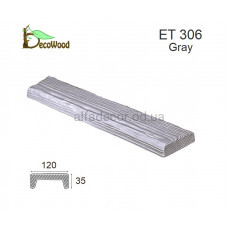  Панель Рустик ET 306 (3м) classic дуб сивий 12х3,5 DecoWood