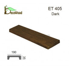 Панель Модерн ET 405 (2м) classic дуб темный 19х3,5 DecoWood