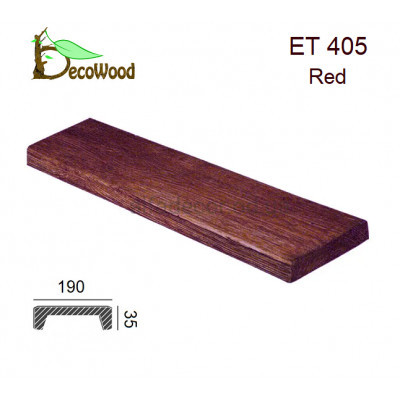 Панель Модерн ET 405 (2м) classic дуб красный 19х3,5 DecoWood купить в Одессе