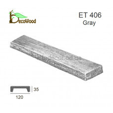  Панель Модерн ET 406 (3м) classic дуб сивий 12х3,5 DecoWood