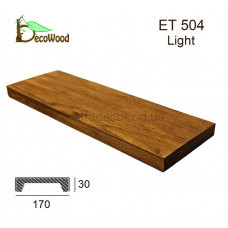 Панель Модерн ET 504 (3м) classic дуб світлий 17х3 DecoWood