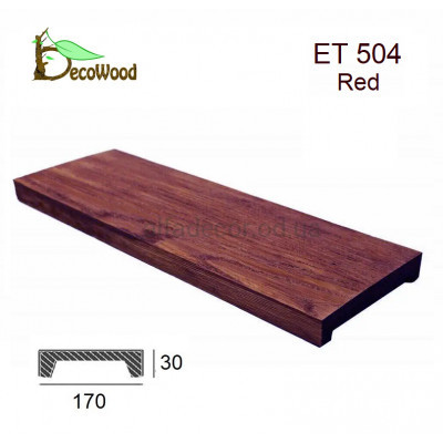Панель Модерн ET 504 (3м) classic дуб красный 17х3 DecoWood купить в Одессе