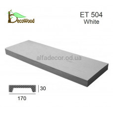 Панель Модерн ET 504 (3м) classic біла 17х3 DecoWood
