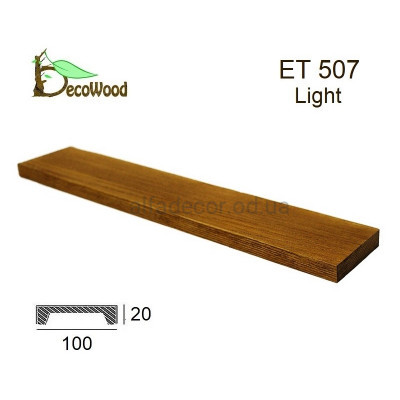 Панель Модерн ET 507 (2м) classic дуб світлий 10х2 DecoWood купити в Одесі