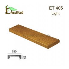 Панель Модерн ET 405 (3м) classic дуб світлий 19х3,5 DecoWood