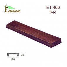 Панель Модерн ET 406 (2м) classic дуб червоний 12х3,5 DecoWood