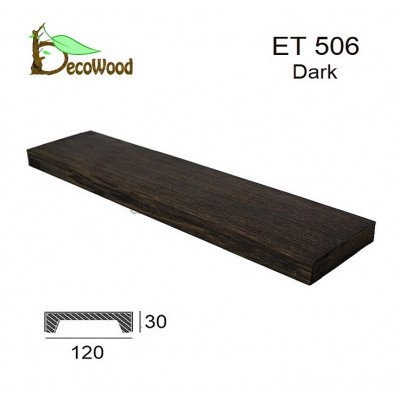 Панель Модерн ET 506 (3м) classic дуб темный 12х3 DecoWood купить в Одессе