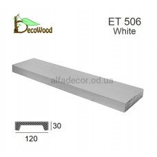 Панель Модерн ET 506 (2м) classic біла 12х3 DecoWood