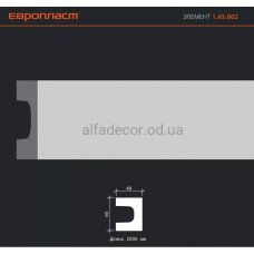 Молдинг гладкий Європласт 1.65.502