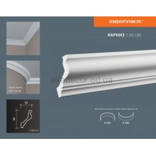 Карниз Європласт 1.50.100 Карниз Європласт 1.50.100
