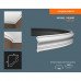 Карниз(плинтус) гибкий гладкий Европласт 1.50.129 Flex купить в Одессе