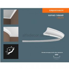 Карниз(плинтус) гибкий для подсветки Европласт 1.50.215 Flex