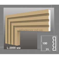 Наличник(молдинг) фасадный N-10 AlfaDecor