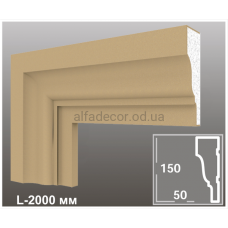 Наличник(молдинг) фасадный N-25 AlfaDecor