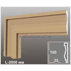 Наличник(молдинг) фасадный N-27 AlfaDecor