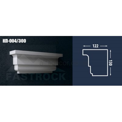 Капитель пилястры Fastrock КП-004/300 купить в Одессе