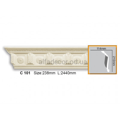Карниз Gaudi Decor C 101 (2.44м) купить в Одессе