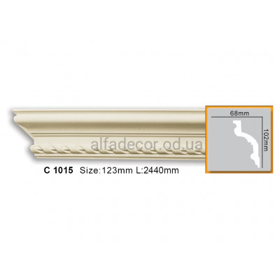 Карниз гибкий Gaudi Decor C 1015 (2.44м) купить в Одессе