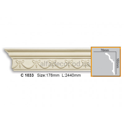 Карниз Gaudi Decor C 1033 (2.44м) купить в Одессе