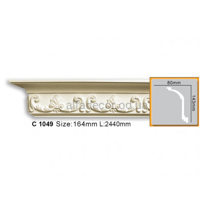 Карниз Gaudi Decor C 1049 (2.44м) купити в Одесі