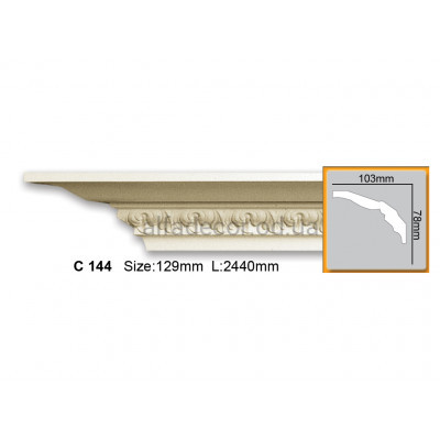 Карниз гибкий Gaudi Decor C 144 (2.44м) купить в Одессе