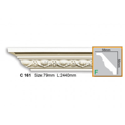 Карниз гибкий Gaudi Decor C 161 (2.44м) купить в Одессе