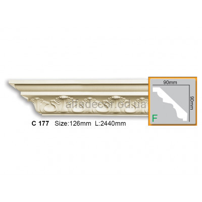 Карниз Gaudi Decor C 177 (2.44м) купить в Одессе
