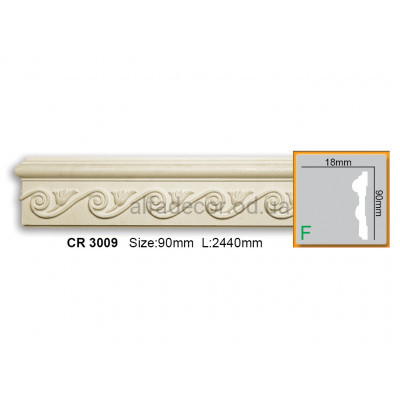Молдинг гибкий Gaudi Decor CR 3009 (2.44м) купить в Одессе