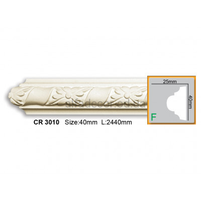 Молдинг Gaudi Decor CR 3010 (2.44м) купить в Одессе