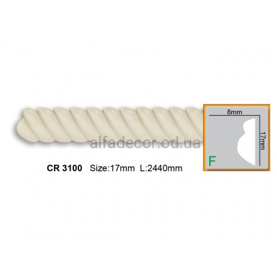 Молдинг Gaudi Decor CR 3100 (2.44м) купить в Одессе