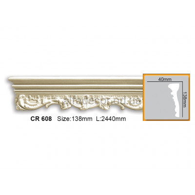Молдинг Gaudi Decor CR 608 (2.44м) купити в Одесі