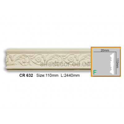 Молдинг Gaudi Decor CR 632 (2.44м) купити в Одесі