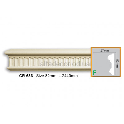 Молдинг Gaudi Decor CR 636 (2.44м) купити в Одесі