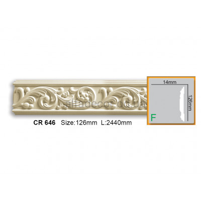 Молдинг Gaudi Decor CR 646 (2.44м) купить в Одессе