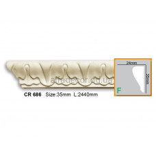 Молдинг гибкий Gaudi Decor CR 686 (2.44м) 