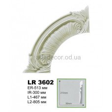 Молдинг радиальный с орнаментом Gaudi Decor LR 3602
