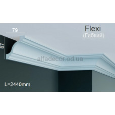 Карниз поліуретановий гнучкий Gaudi Decor P 135 Flexi (2.44м)