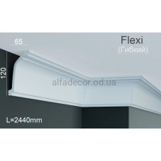 Карниз поліуретановий гнучкий Gaudi Decor P 136 Flexi (2.44м)