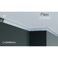 Карниз поліуретановий гнучкий Gaudi Decor P 2119 Flexi (2.44м)