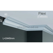 Карниз полиуретановый гибкий Gaudi Decor P 214 Flexi (2.44м)