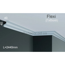 Карниз поліуретановий гнучкий Gaudi Decor P 224 Flexi (2.44м)